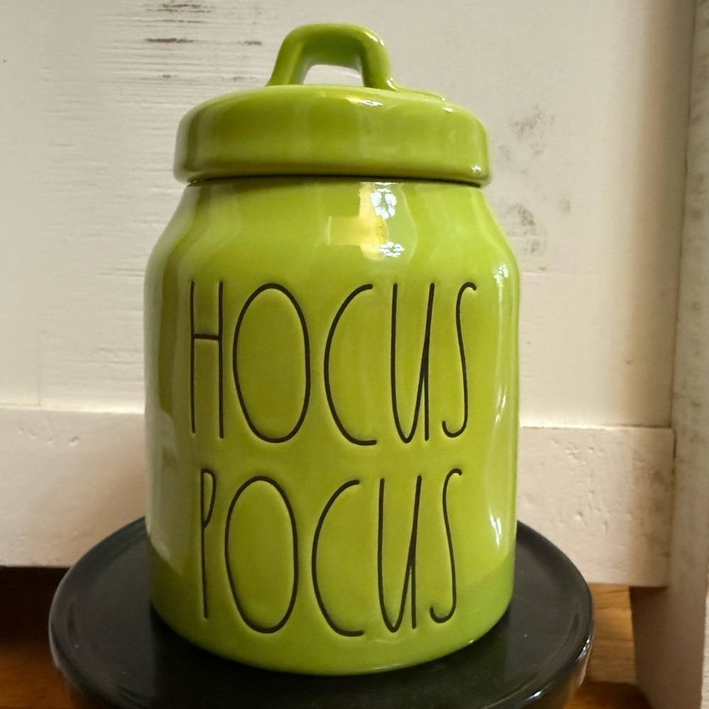 Rae Dunn Green Hocus Pocus Canister